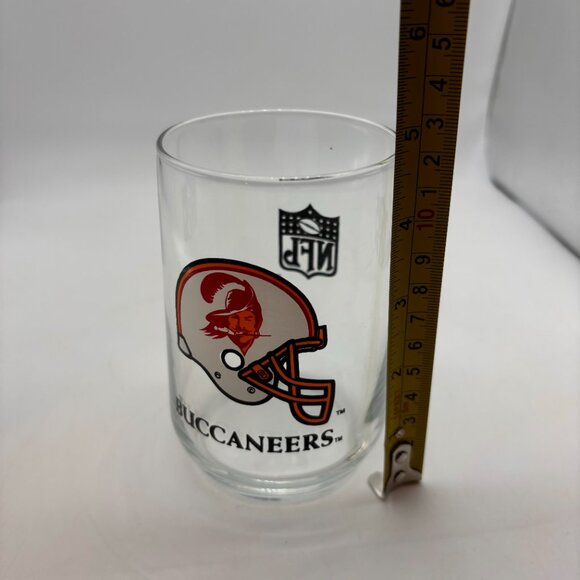 NFL Tampa Bay Buccaneers Retro Football Helmet Logo 5" Collectible Glass - Picture 13 of 13